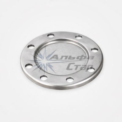 Фланцевая заглушка стальная плоская штампованная PN 10 / 16