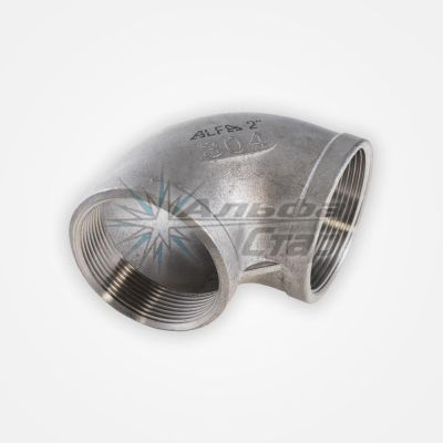 Отвод 90 гр резьбовой вр/вр (AISI 304, A:69)